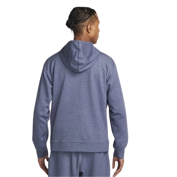 Nike Yoga DRI-Fit Restore Full Zip Fleece Hoodie in Blue DQ4876-410 - Picture 4 of 15
